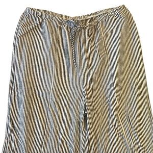 A New Day - Striped Linen Pants - Size L - NWT